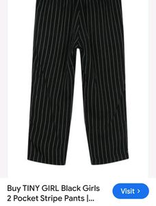 Striped Wide-Leg Cropped Trousers