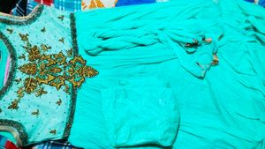 Gown With Salwar Dupatta