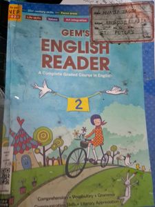 class 2 Gem's English Reader  Grammar n workbook c