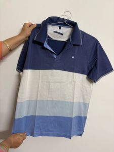 Men's Striped Polo Shirt (Brand - Louis Philippe)