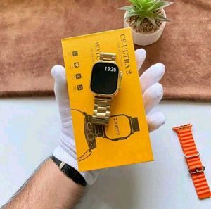 Gold Smart Watch - C9 Ultra 2