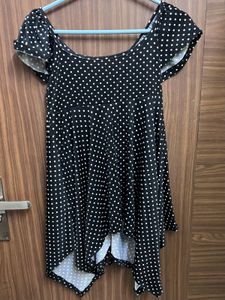 Chic Polka Dot Off-Shoulder Dress