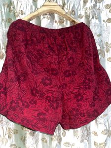 Floral Print Casual Shorts