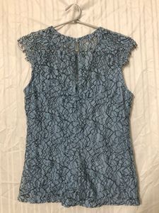 H&amp;M Short Sleeve Lace Top