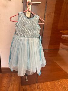 Stunning Pearl Embellished Girls Dress