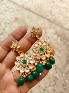 Green Floral Necklace