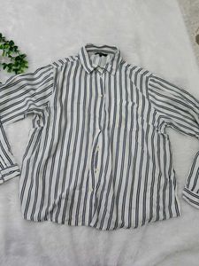 Classic Striped Button-Up Shirt