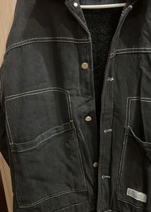 Black Sherpa Collar Jacket