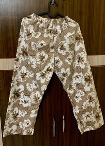 Floral Print Casual Cordset , smooth cotton materi