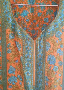 Vibrant Floral Print Kurta