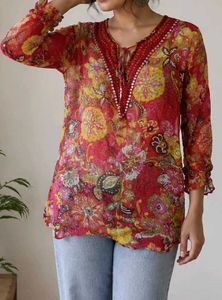 Y2k printed short kurti with Embellishments