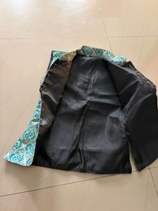 kids Traditional Silk Dhoti Kurta Set