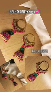 Made with love -Charming Beauties with Meenakari Work 👌💕