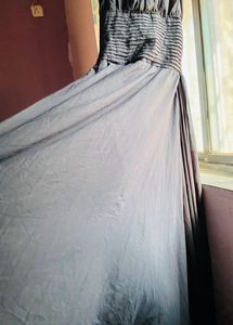 Party Wear Black Gown