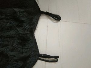 Black Fringed Flapper Dress