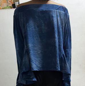Boho Off-Shoulder Bell Sleeve Top