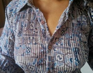 Vintage Patterned Shirt🧿🌟