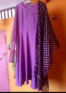 Anarkali Three Piece Set
