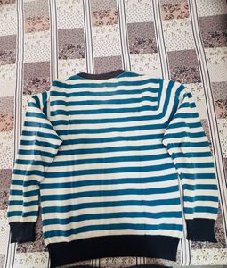 Wrangler Men's Striped V-Neck Sweater