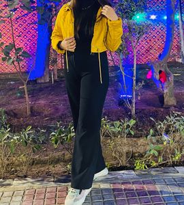 Mustard Cropped Jacket