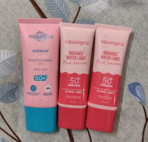 New Aqualogica Radiance Sunscreen Lot