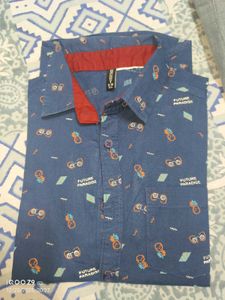 Boy's Stylish Printed Shirt