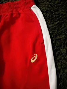 authentic Asics Snap Button Track Pants