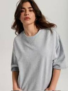 Grey Short Sleeve Top