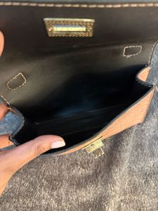 Hermes inspired light pink bag