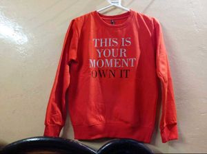 Bold Flame Red Sweatshirt