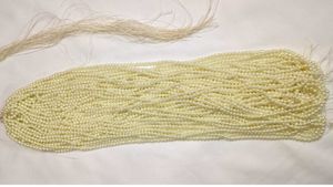 Cream Pearl Necklace Strand 5 bunch 5mm