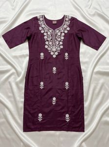 Elegant Embroidered Kurta