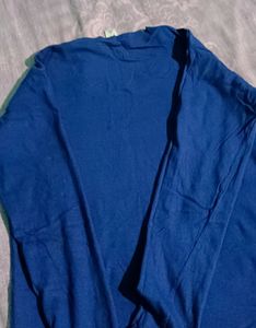 Women Blue Full Sleeve Top