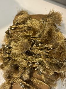 Golden Tassels Hanging  5 Meter Lace