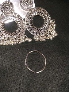 Stylish Oxidized Jhumka Earrings