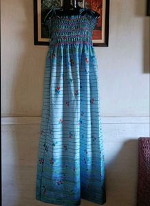 Boho Smocked Maxi Dress