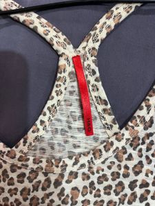 Leopard Print Racerback Tank Top
