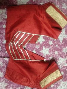 Red Colour Blouse ♥️