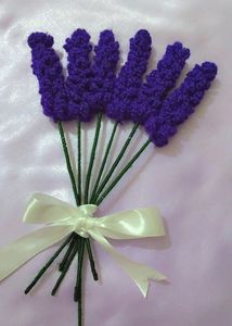 Set Of 6 Crochet Lavenders🪻 With Surprise Freebie