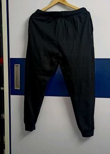 Stylish Black Joggers with Striped Detail