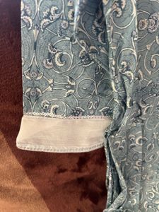 Seablue Aurelia Anarkali kurta top