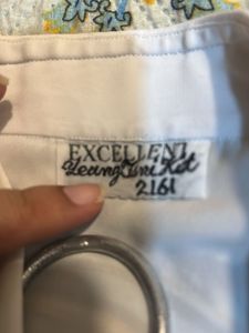 Classic White Button-Up Shirt Formal
