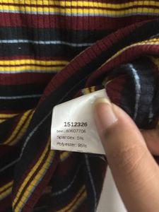 Striped Long Sleeve Top
