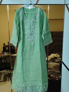 Embroidered Kurta Set with Trousers
