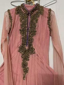 princess Pink Embroidered Gown💘💘