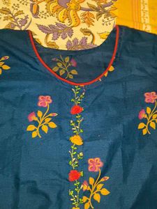 Elegant Embroidered Kurta Set