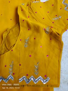 Heavy Party Wear Saree Used Only Once