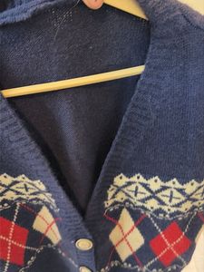 Argyle Knit Vest - Vintage Style