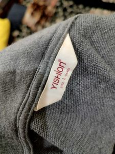 Gray Zip-Up Hoodie For Gym,Tracking, etc