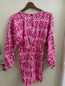 Vibrant Geometric Print Mini Dress(Brand new)